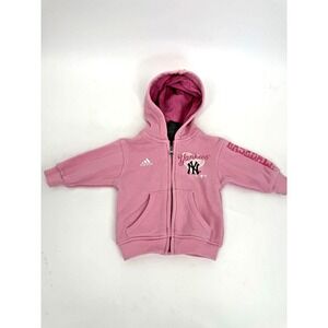 Adidas New York Yankees Girls Zip Up Hoodie Jacket Size 12 Months  Sports MLB